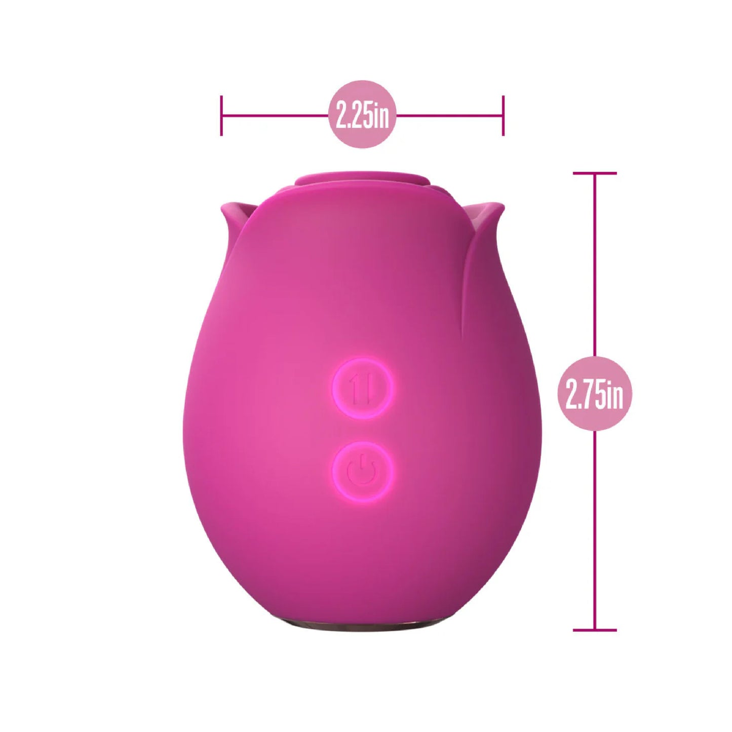 Blush Rose Massager With Air Wave Sensations