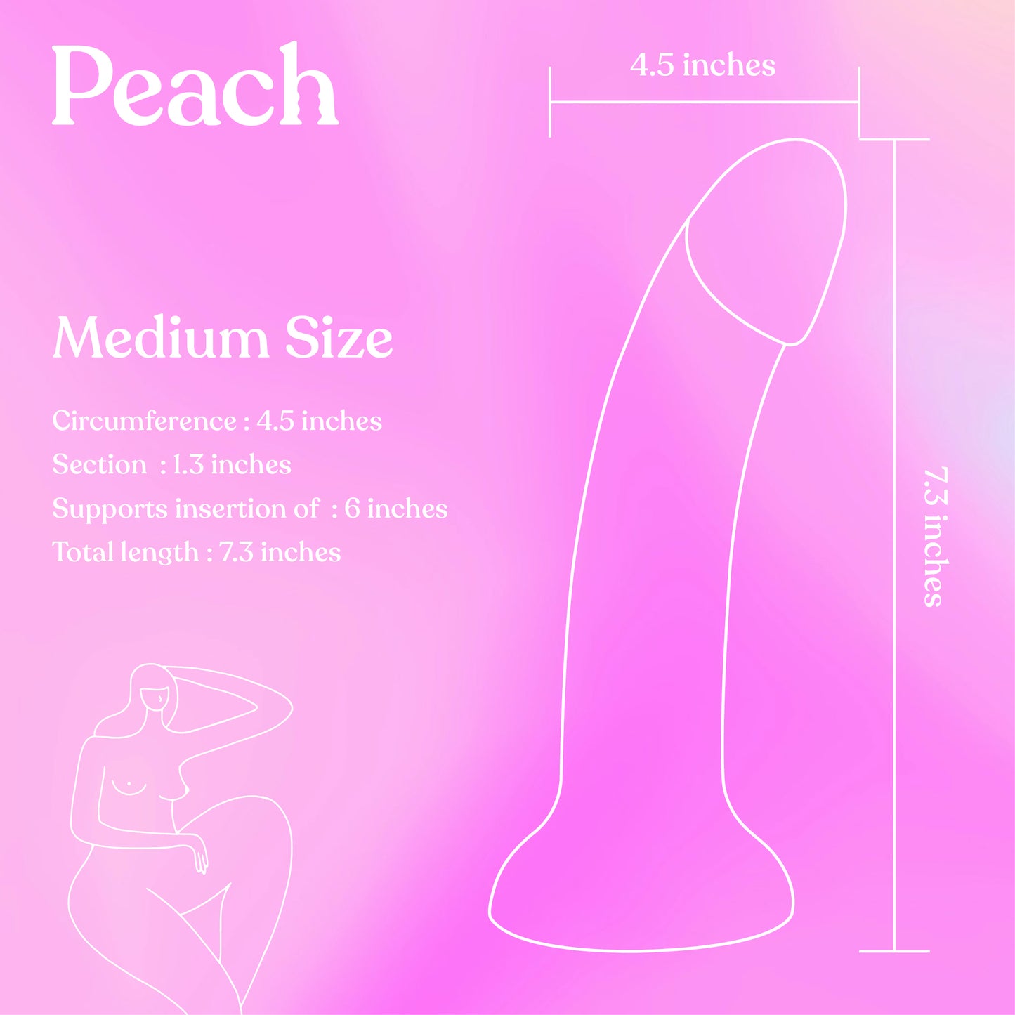 Peach - Pink Shiny Pop