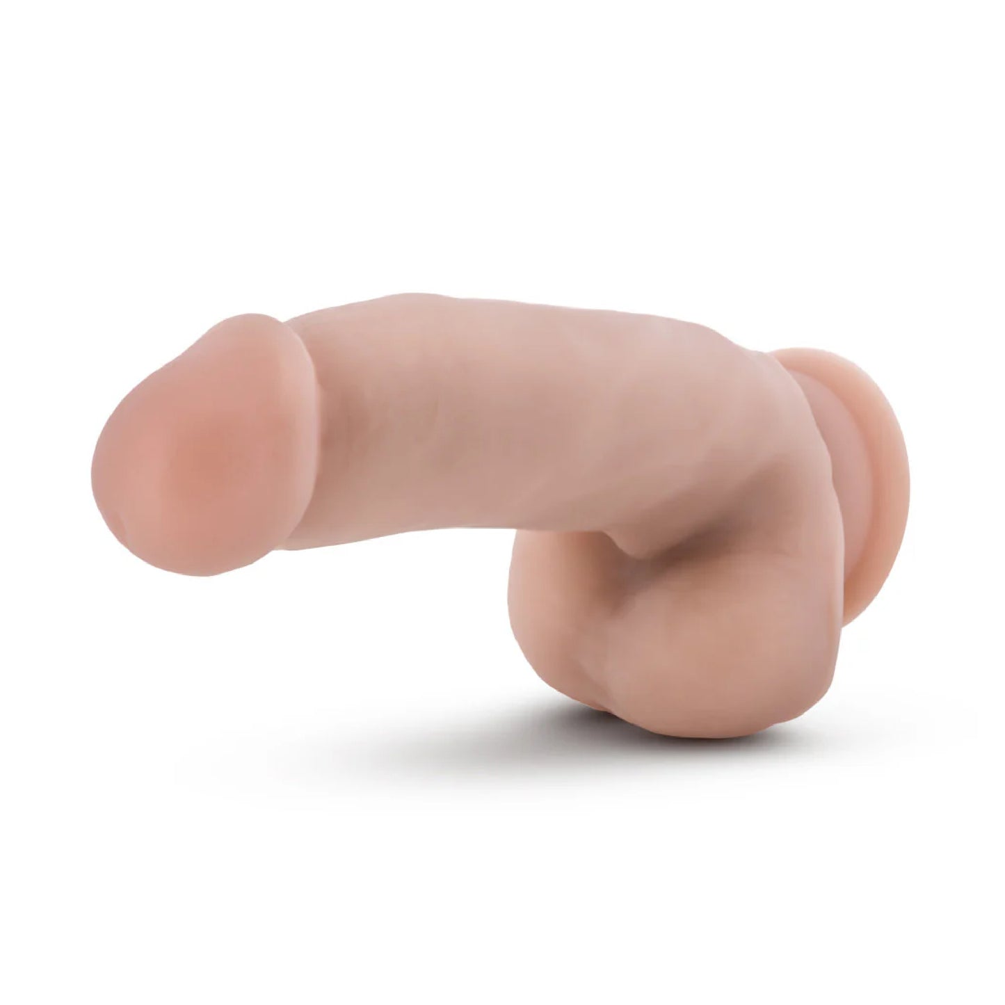 Dr. Samuel Realistic Vanilla 7-Inch Long Dildo With Balls & Suction Cup Base