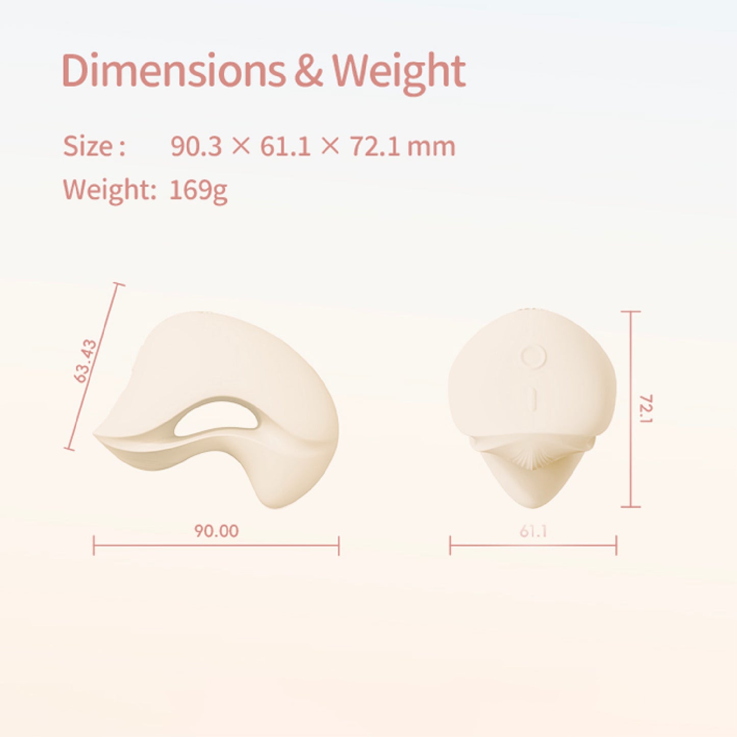 Zalo MOCHI Dual-Head Vibrating Massager