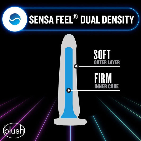 Neo Elite - Glow in the Dark - Light - 7 inch Silicone Dual Density